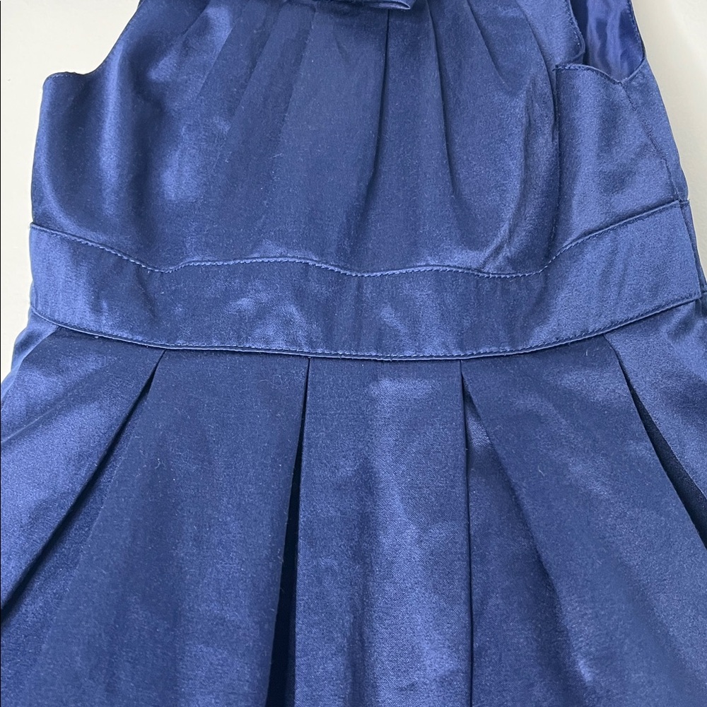 GYMBOREE Girls Navy Blue Dress Holiday Formal - Picture 5 of 11